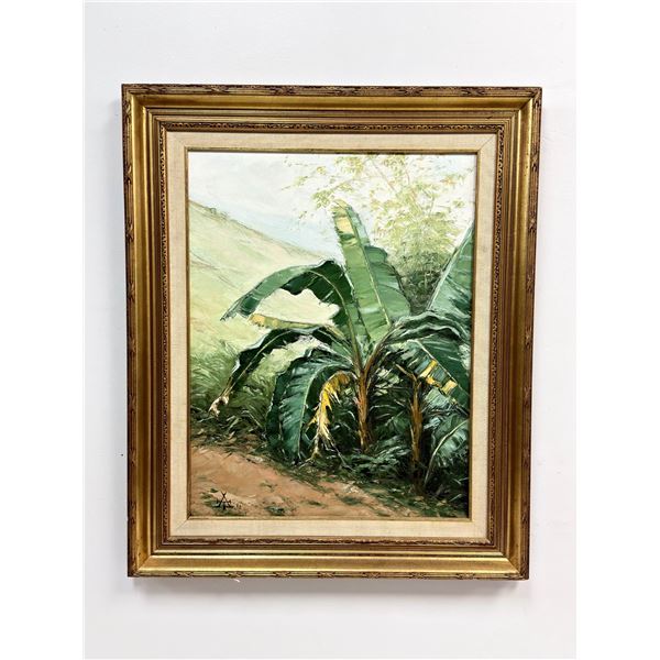 Los Cambures, Oil on Canvas, 1982