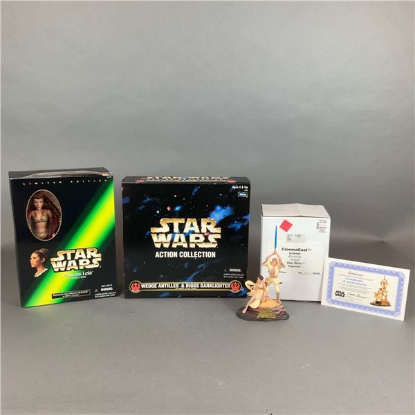 3pc Star Wars Kenner Collectible Figure Sets