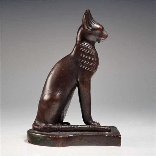 Metropolitan Museum of Art Reproduction of Egyptian Bastet Cat Statuette