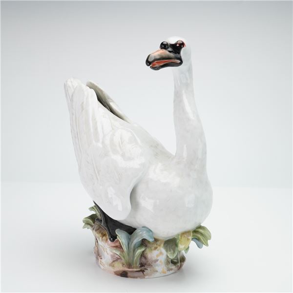 Meissen Porcelain Swan Figurine