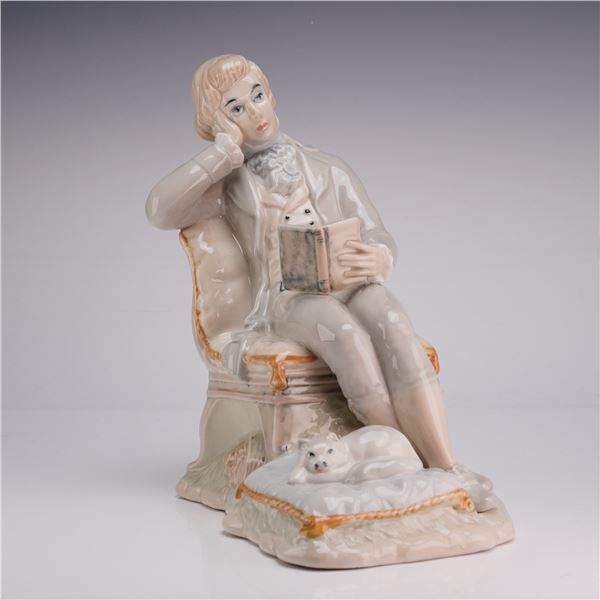 Sango Spanish Porcelain Figurine, Seated Scholar