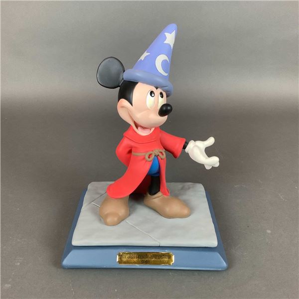 Ron Dias Signed Mickey Mouse Sorcerer Figurine with COA