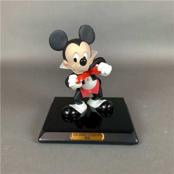 Limited Edition Signed Mickey Mouse Club Resin Figurine