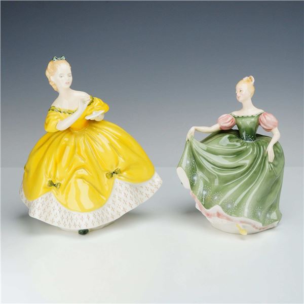 Two Royal Doulton Bone China Figurines, The Last Waltz HN 2315 and Michele HN 2234