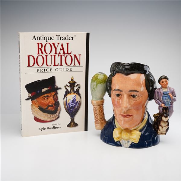 2pc Royal Doulton, Sir Henry Doulton D7045 Large Character Jug and 2006 Price Guide