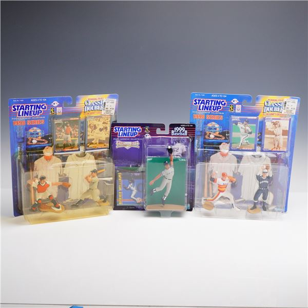3pc Starting Lineup Baseball Action Figure Sets