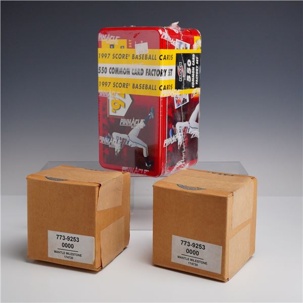 3pc Baseball Card Boxes