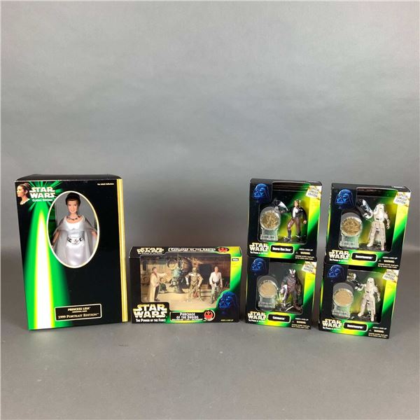 6pc Star Wars Action Figure and Collector Doll Lot