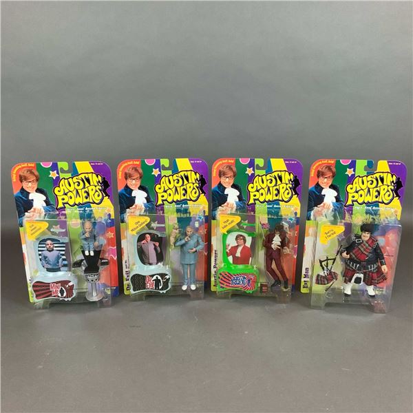 Set of 4 McFarlane Toys Action Figures, Austin Powers
