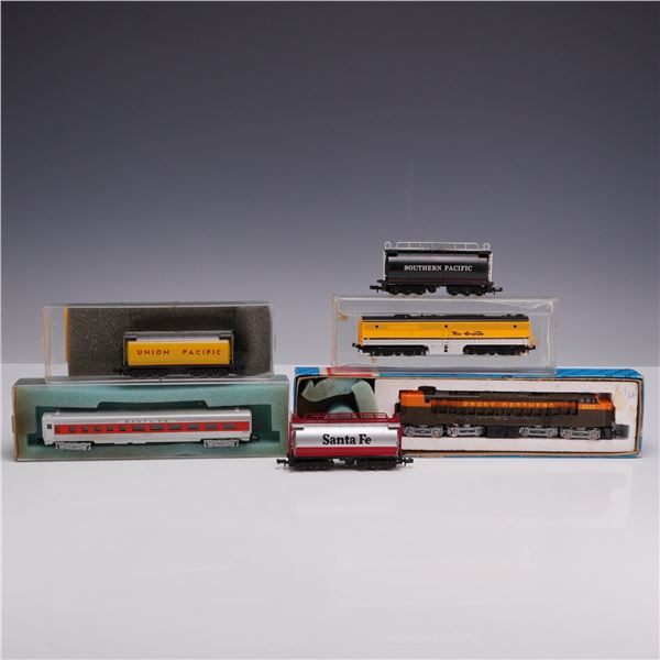 6pc Con-Cor N Scale Model Train Collection Including #3009, #4011, and 2091D