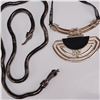 Image 2 : 6pc Collection of Costume Jewelry Short Necklaces and Chokers