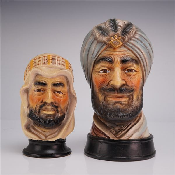 Two Gift Ideas Creation Ceramic Middle Eastern Men Bust