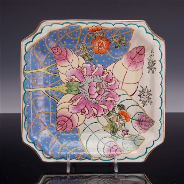 Andrea by Sadek Hand Painted Porcelain Decorative Square Plate
