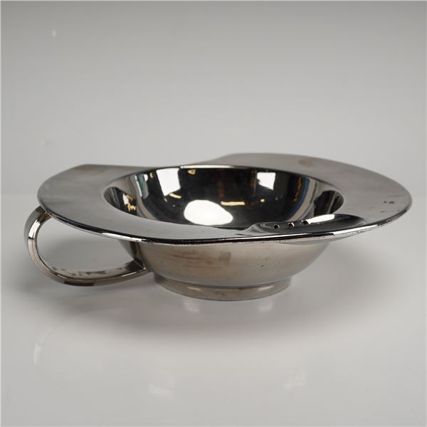 A Circa 1815 Shaving Bowl with a Platinum Luster