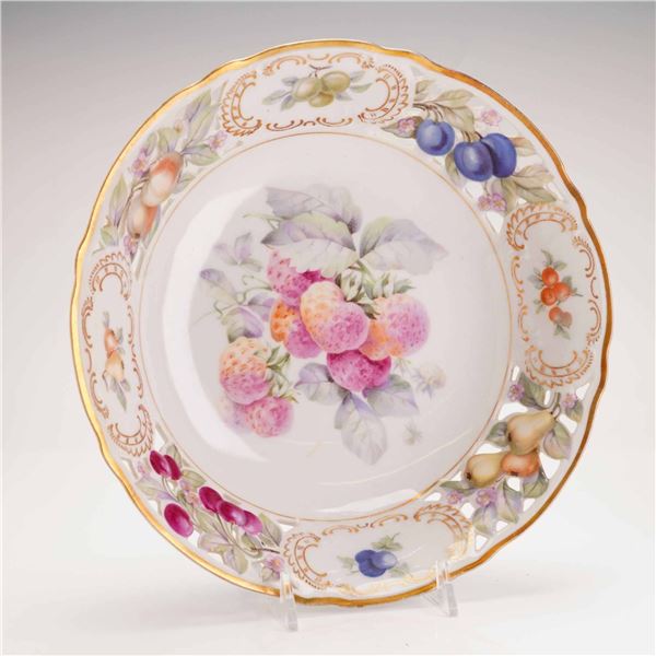 Schumann Bavaria Reticulated Porcelain Fruit Bowl