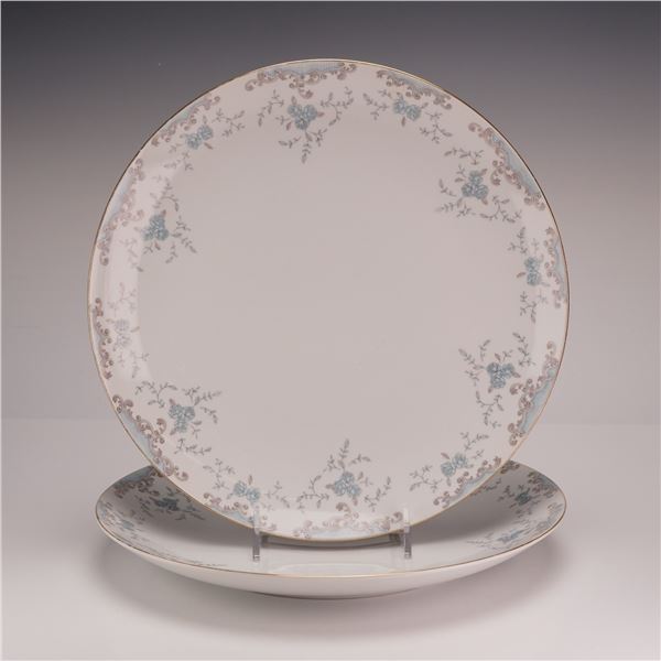 Two Mikasa Fine China Service Plates, Seville