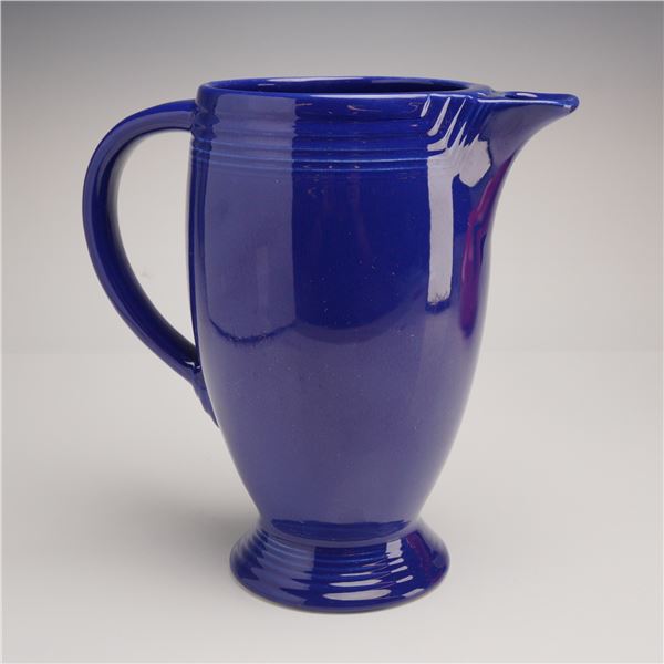 Homer Laughlin Fiesta Cobalt Blue Water Pitcher
