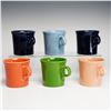 Image 2 : 6pc Homer Laughlin, Fiesta, Multicolor Mugs