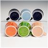 Image 3 : 6pc Homer Laughlin, Fiesta, Multicolor Mugs