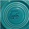 Image 3 : 12pc Homer Laughlin, Fiesta, Turquoise Blue Cups and Saucers Set