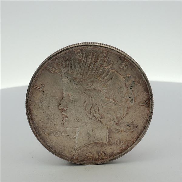 1922 US Peace Silver Dollar