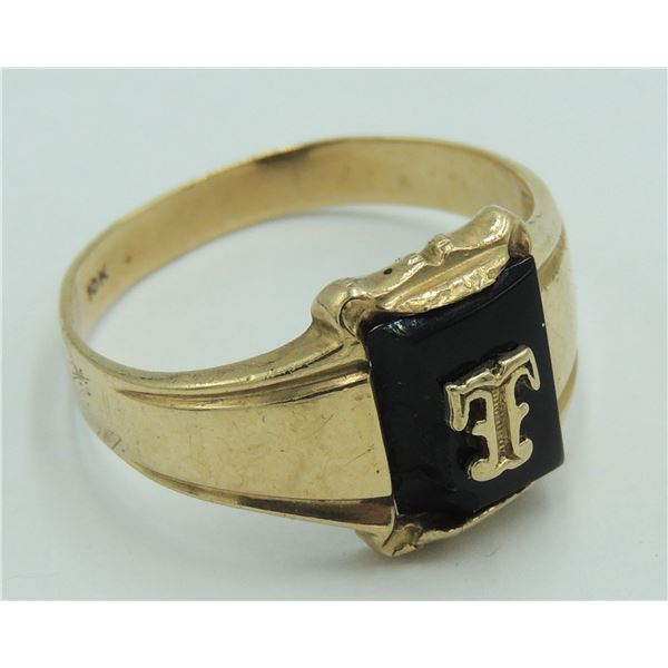 #5 10k Gold Men's Ring 3 Grams