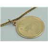 Image 3 : #9 10K Gold Necklace w/ Taurus Pendant 5 Grams
