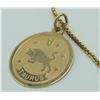 Image 4 : #9 10K Gold Necklace w/ Taurus Pendant 5 Grams