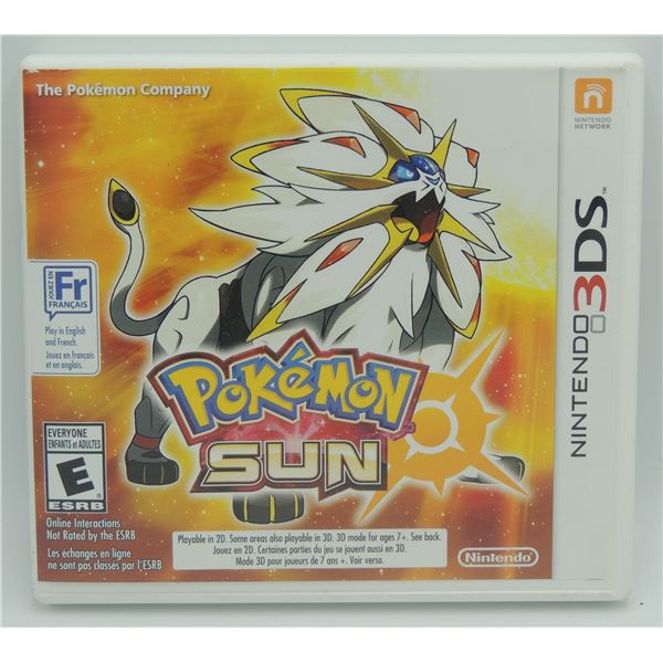 #22 Nintendo 3DS Pokémon Sun CIB Game 2016