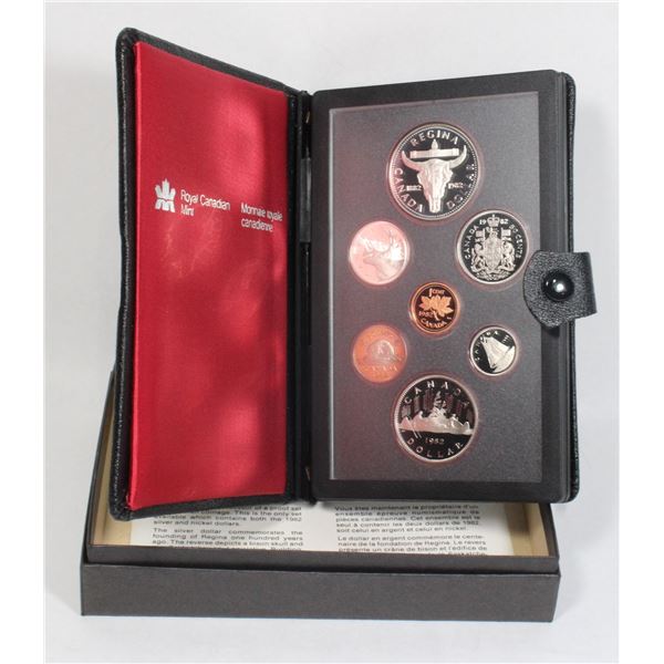 #34 1982 Canada Double Dollar Set Silver Regina