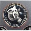 Image 5 : #35 1983 Canada Dollar Set Silver Edmonton