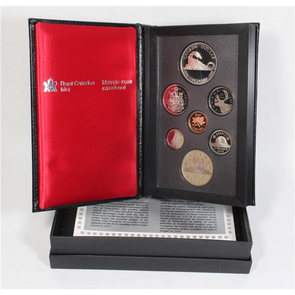 #37 1986 Canada Double Dollar Set Silver Dollar BC