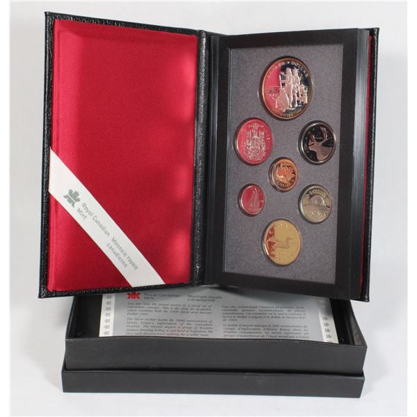 #38 1990 Canada Double Dollar Set Silver Dollar