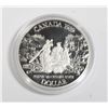 Image 2 : #44 1989 Canadian Silver Dollar Cased Davis Strait