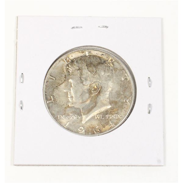 #53 United States 1964 Half Dollar Silver Coin
