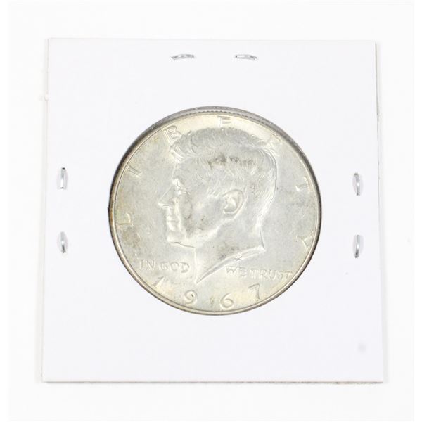 #54 United States 1967 Half Dollar Silver Coin