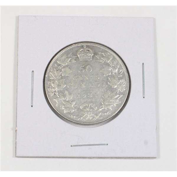 #64 1931 Fifty Cents Canada Silver Coin