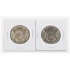 Image 1 : #66 1937 1938 Fifty Cents Canada Silver Coin Lot