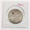 Image 1 : #71 1947 Fifty Cents Canada Silver Coin