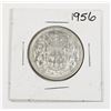 Image 1 : #74 1956 Fifty Cents Canada Silver Coin