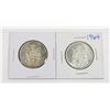 Image 1 : #79 1964 Fifty Cents Canada Silver Coin Lot of 2