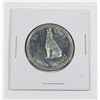 Image 1 : #81 1967 Fifty Cents Canada Silver Coin Wolf
