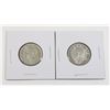 Image 2 : #91 WW2 1940 Canada 25 Cents Quarter Silver Coins