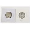 Image 2 : #96 1960 Canada 25 Cents Quarter Silver Coins