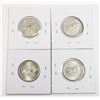 Image 1 : #101 1967 25 Cents Canada Silver Coin Lot 4 Bobcat