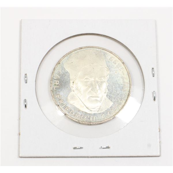 #113 1977 German 5 Deutsch Mark Silver Coin