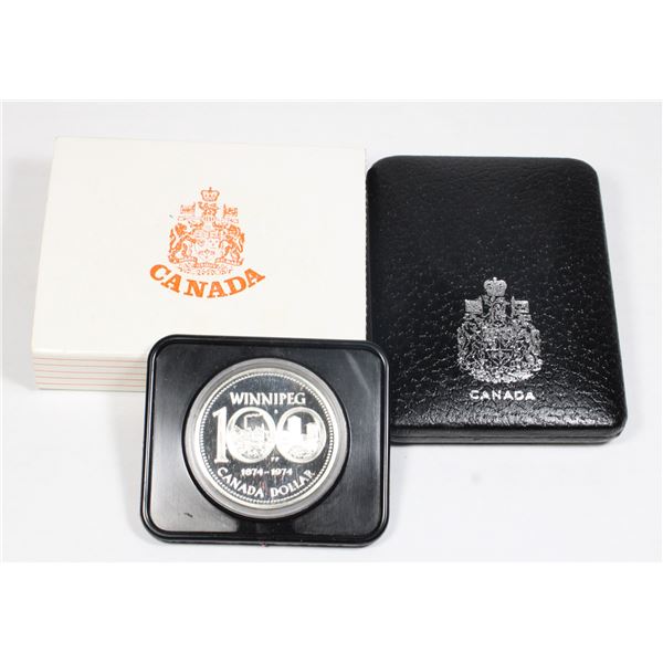 #114 1974 Canada Dollar Cased Winnipeg Design
