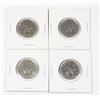 Image 1 : #124 1973 25 Cents Canada RCMP Quarter Lot of 4