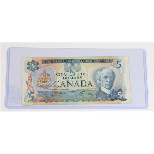 #139 1979 Canada $5 Five Dollar Bill QEII