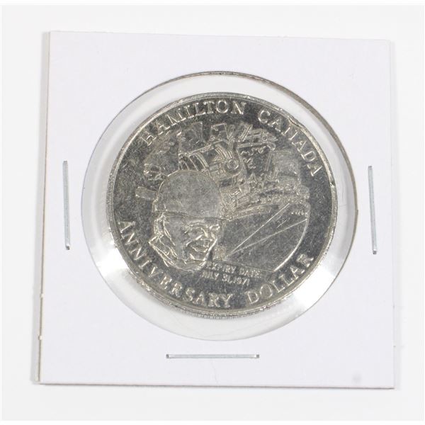#180 1971 Anniversary City of Hamilton Dollar